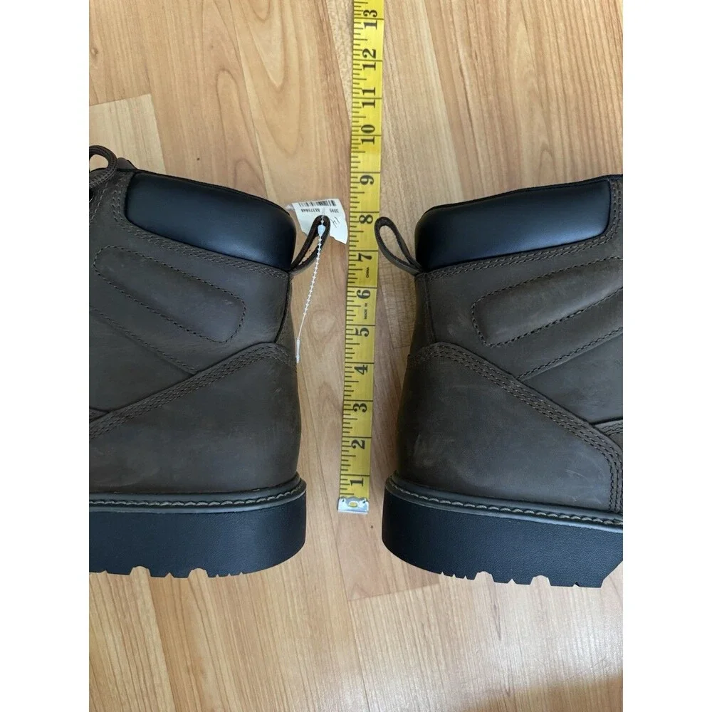 Wolverine Floorhand Waterproof 6” Work Boots Mens 14 Brown Leather Soft Toe SR